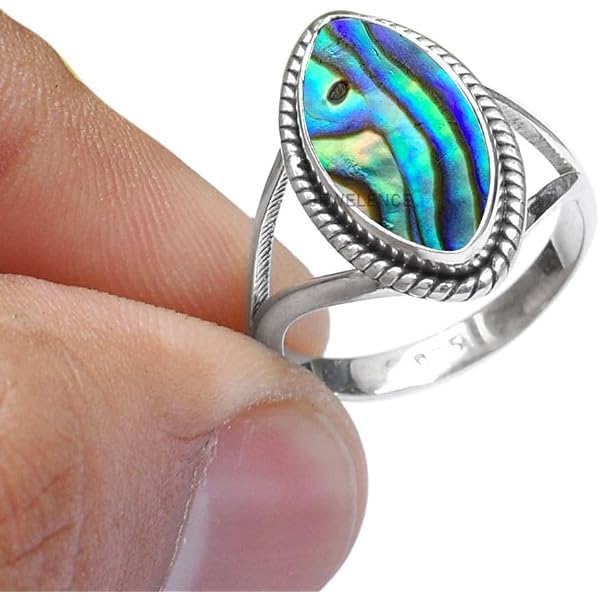 Genuine Emerald Sterling Silver Ring For Women - Customizable Birthstone, Sizes 5-12 - View #3