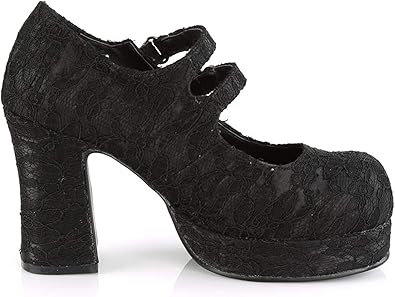 black platform mary janes
