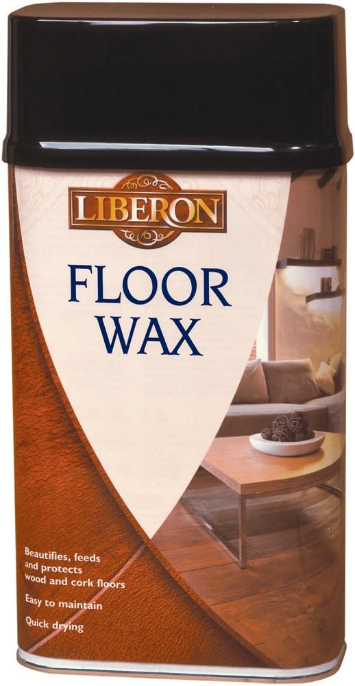 Lib�ron Floor Wax 1 Litre Clear - Protects & Beautifies Wooden & Cork Floors