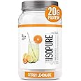 Isopure Clear Whey Isolate Protein Powder Infusions, Lactose Free, Gluten Free, Naturally Flavored, Citrus Lemonade, 20g Protein Per Serving, 1.9 Lb, 36 Servings