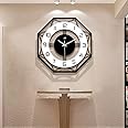 JUJUDA Large Wall Clocks for Living Room Decor Modern Silent Wall Clock for Home House Kitchen Bedroom Decorative Big Wall Clock Non Ticking Battery Operated Quartz for Bathroom Outdoor Indoor 17 in