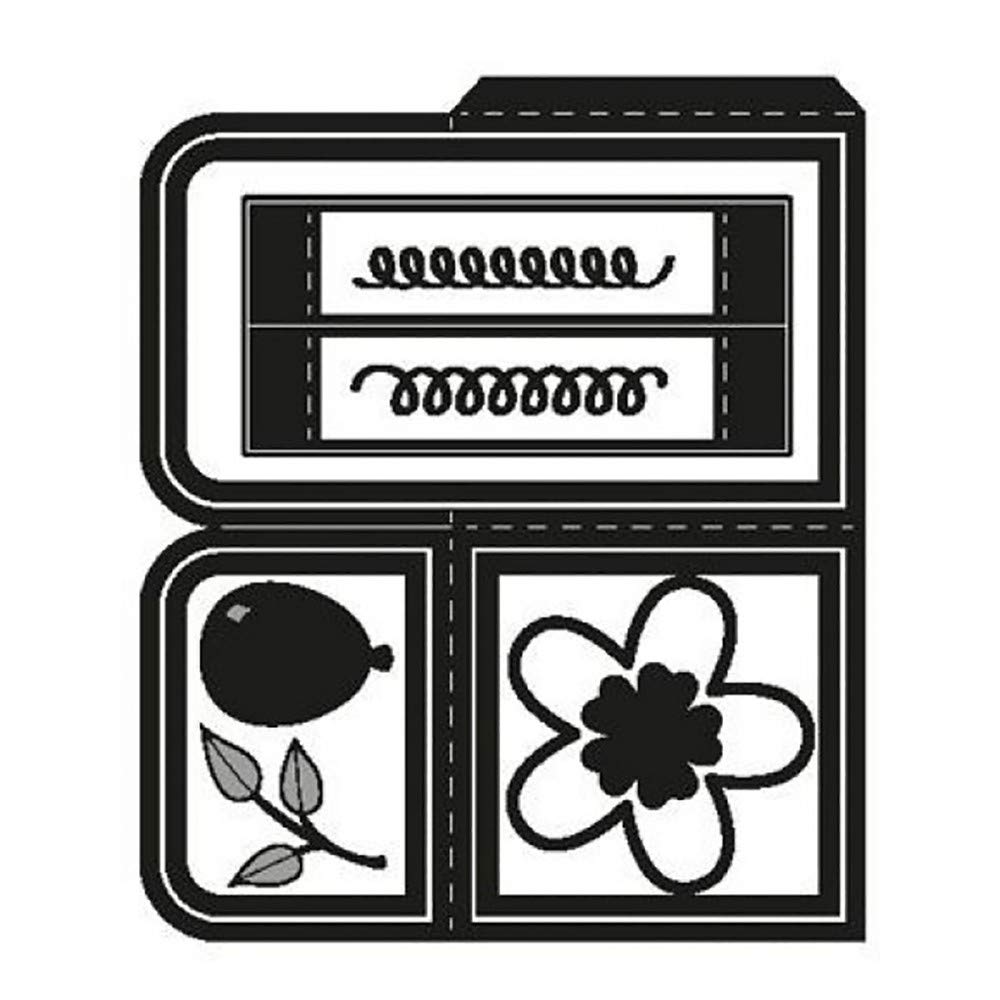 Marianne Design Craftables Card Box Die, Metal, Grey, 22.1 x 16.9 x 0.2 cm