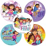 Smile Makers Dora & Friends Stickers - Birthday and Theme Party Supplies - 100 Per Pack