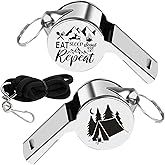 KEYCHIN Scout Leader Whistle with Lanyard Eat Sleep Scout Repeat Whistles Scout Troop Leader Gifts