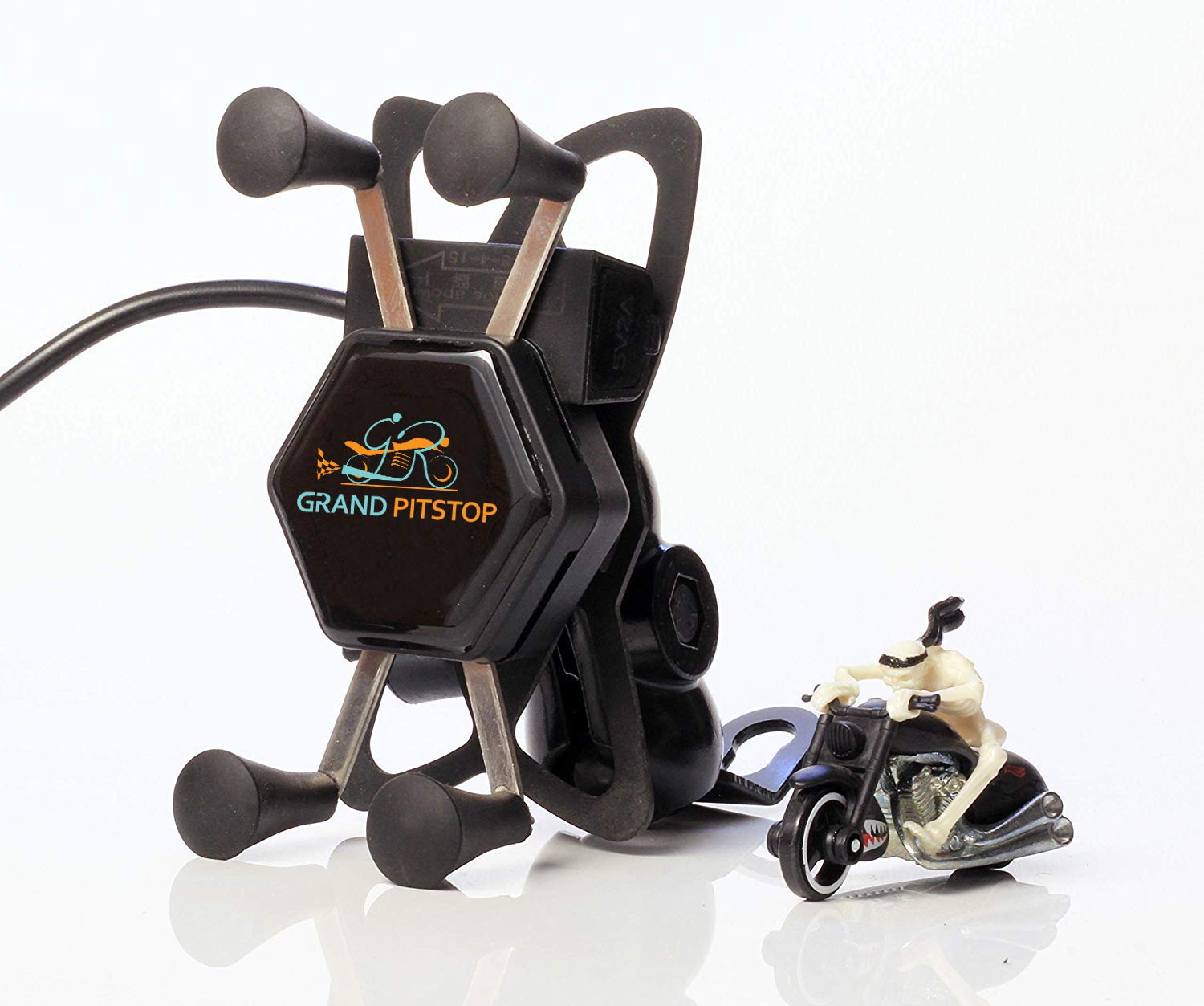 grandpitstop bike mobile holder with charger