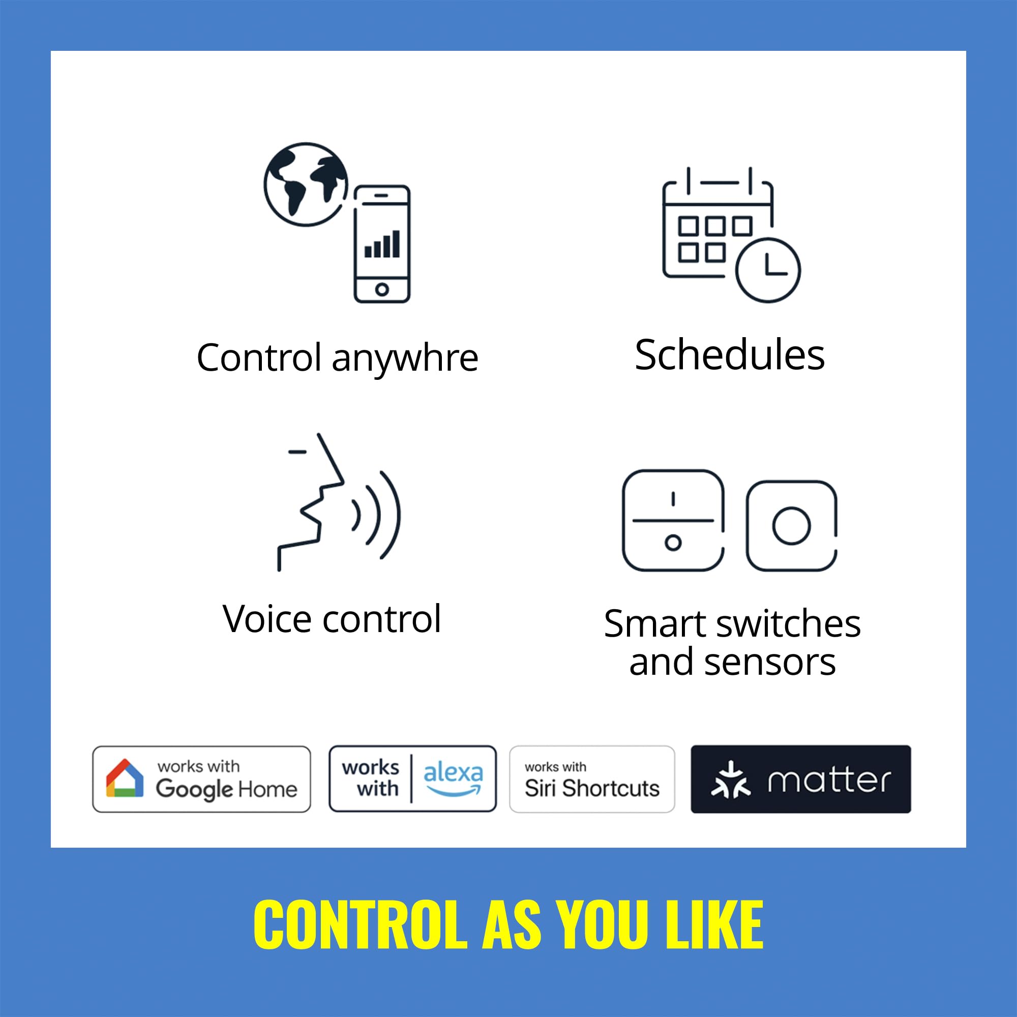 WiZ Retrofit Downlight - 6 inch LED Recessed Light Fixture - Motion Activated Recessed Light - 1150 Lumen - Connects to your Wi-Fi - Control with Voice or App - Matter Compatible LED Lights - 1 Pack