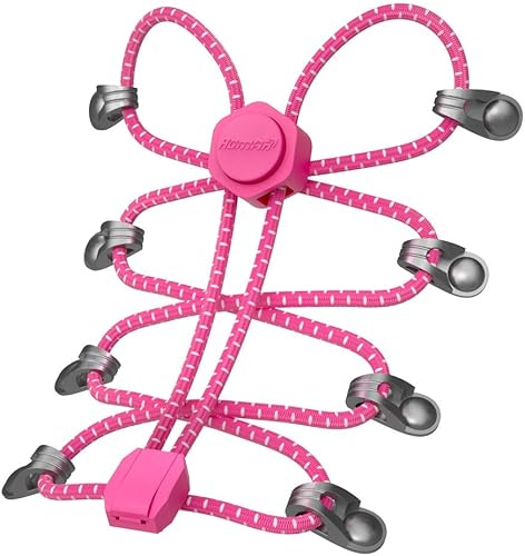 Amazon Co Jp Homar ゴム結ばない靴紐 ストレッチ 結ばない靴紐 大人と子供用 結ばない靴紐 ピンク シューズ バッグ