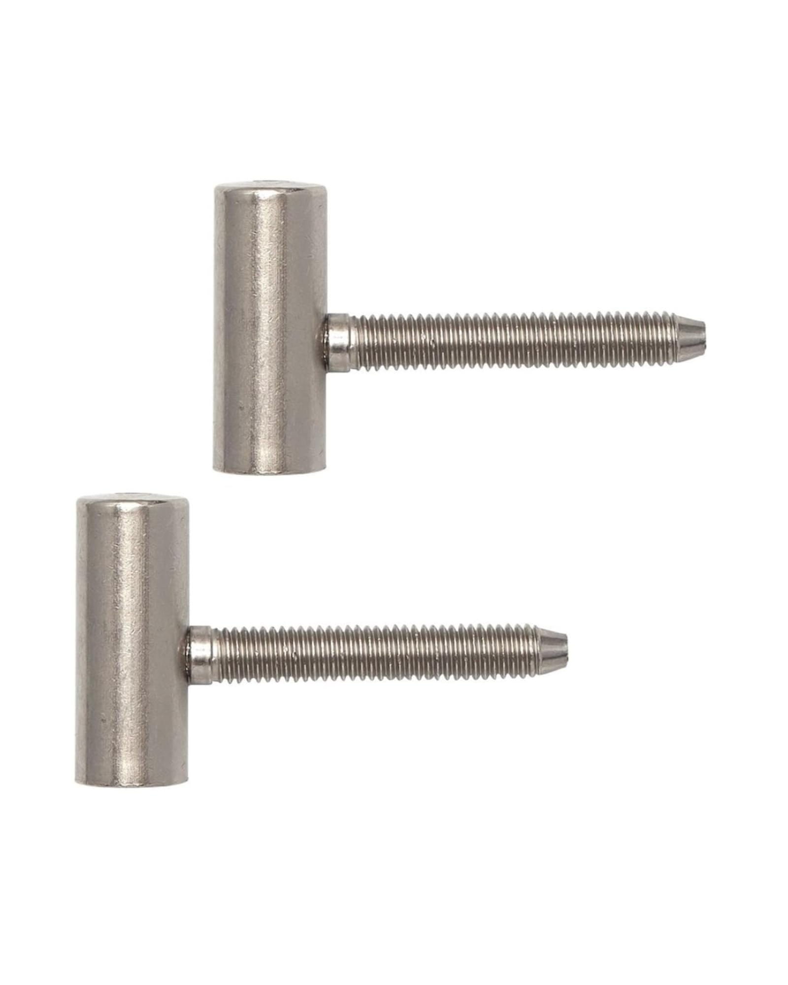 Gedotec Renovation Hinges | 2 Pieces | Nickel-Plated Steel Screw-On & Drill-in Hinges for Wooden Doors & Frames | Made in Germany