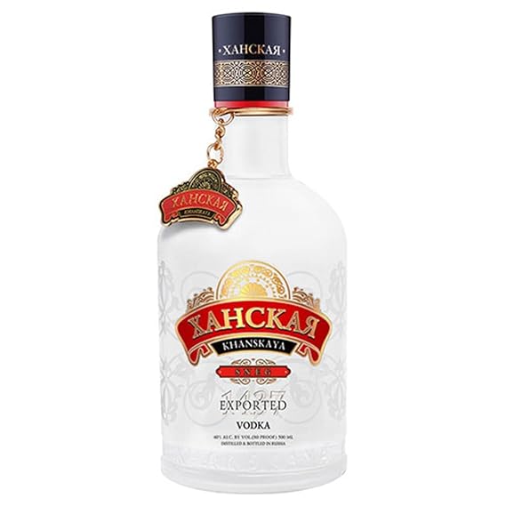 Khanskaya Vodka Sneg Snow Limited Edition 0,5l 40% Vol. Alpha in Gift Box