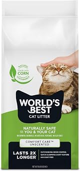 World's Best Cat Litter 8lb Original Unscented Lightweight, 99% Dust Free