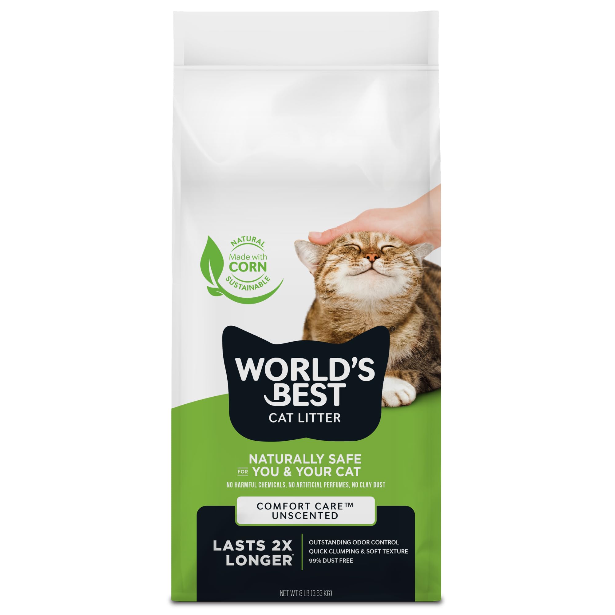 World's Best Cat Litter 8lb (3.63kg) Original Unscented