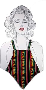 Food Firewall Adult Dining Bib/Mini-Apron-Top Clothing Protectors - Black Greco La Chula