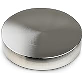 Pro-Ject Record Puck PRO, Nickel Plated Aluminium Record Puck, Sound Improvement for All Turntables