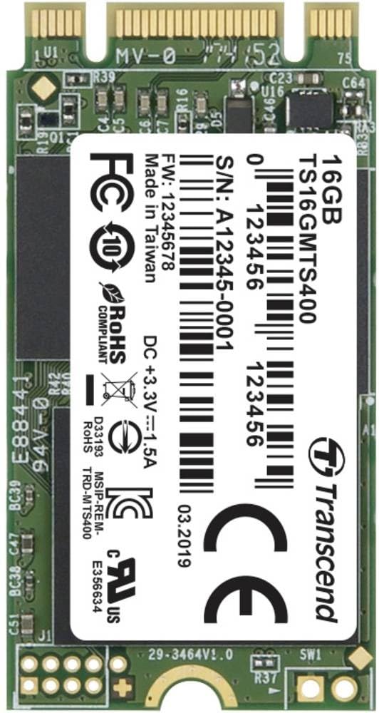 Transcend M.2 SSD SATA III, MLC green Green 16 gb