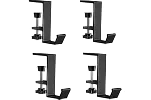 mtlsttbd 2 in 1 Garland and Stocking Mantel Holders, 2025 New Adjustable Fireplace Stocking Hooks Double Door Garland Hanger with Hooks, Heavy Duty Stocking Holders for Mantle (Black, 4PCS)