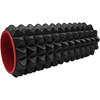 IBF Iron Body Fitness Acupoint Foam Roller - 12", High-Density EVA Foam Roller for Deep Tissue Massage, Back Pain, Yoga, and 