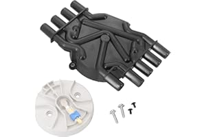 Tektall V8 Distributor Cap and Rotor kit for Mercruiser and Volvo Penta 5.0, 5.7, 6.2 Engines, 350 MAG MPI 5.0 5.7 GXI GI - 898253T29, 8M0060495, 3858975, 3858977, 18-5247, 8M0061335