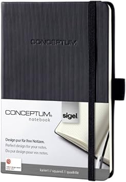 Amazon Conceptum コンセプトゥム ノートa6 ハードカバー 方眼 ブラック 手帳 並行輸入品 手帳 文房具 オフィス用品