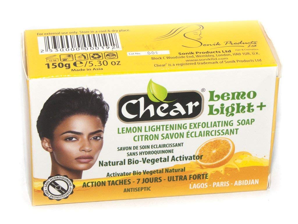 Lemo Light+ Lemon Skin Brightening Exfoliating Soap 150g - with natural bio vegetal activator