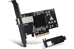 10Gb SFP PCI-e Network Card, 82599(X520-DA1) Controller, 10Gbps Ethernet Adapter, 10Gbe SFP+ Port, 10G NIC Card, Support Wind