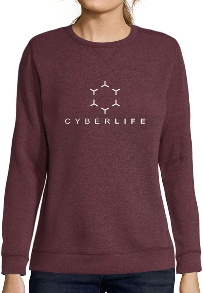 burgundy sweatshirt womens