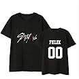 JUNG KOOK Kpop Stray Kids Shirt Tops Hyunjin Felix Bangchan Changbin Jeongin Jisung Leeknow Seungmin T-Shirt Tee