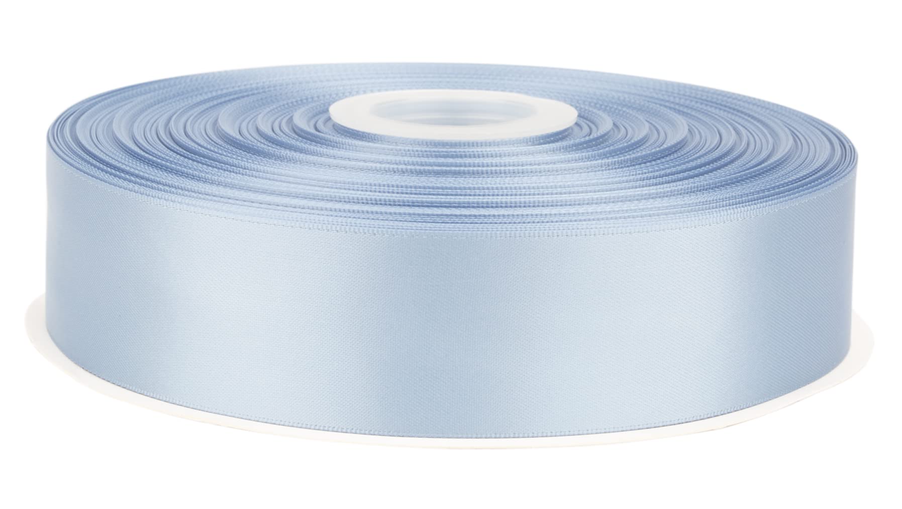 Fondersy 91 Meters French Blue Double Faced Satin Ribbon - 38mm Width for Wedding, Gift Wrapping, Floral Arrangement and Crafts