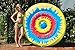 Swimline Tie Dye Island Inflatable Pool Toy 72-inch diameter