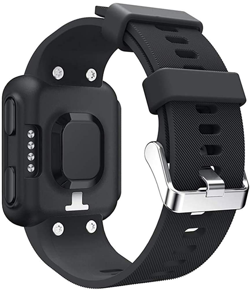 Chainfo Strap compatible with Garmin Forerunner 35 / Forerunner 30 Watch Band, Replacement Adjustable Bracelet Silicone Sports Strap (Pattern 11)