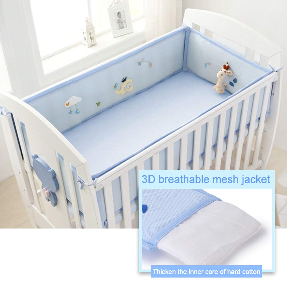 breathable baby bumper pads