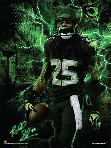 Richard Sherman Bird of Prey 24x18 Football Poster Authentic Team Spirit Store Product