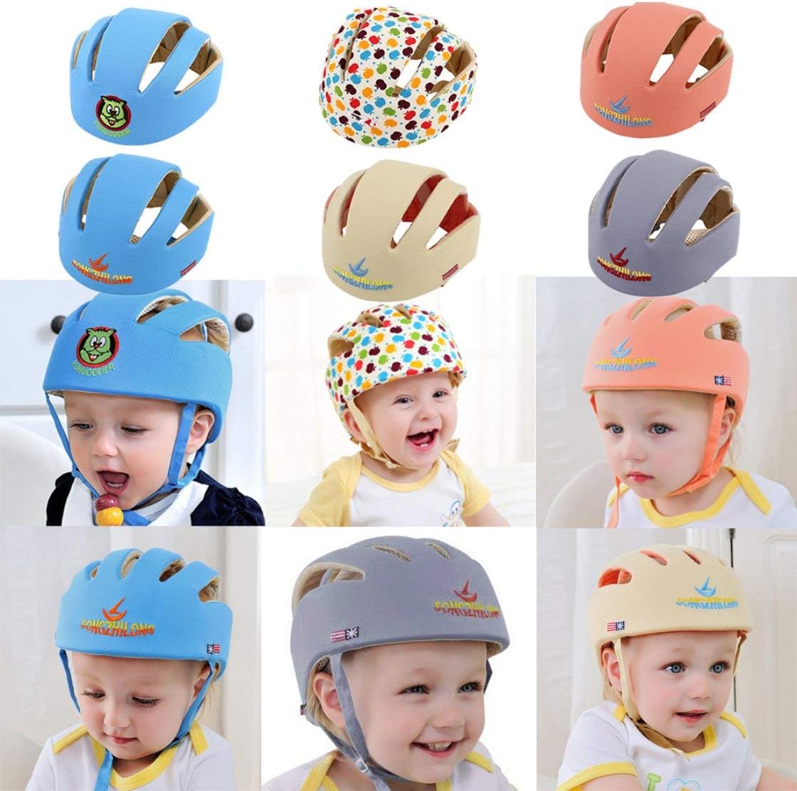 Gwendoll Casque De Securite Pour Bebe En Coton Infantile Chapeau De Protection Pour Les Nouveaux Nes Garcons Filles Anti Choc Chapeau Vie Morte Accessoires Bonnets Casquettes Et Bobs Eng Bouldermicrofinance Org