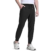 CRZ YOGA All Day Comfy Pull-On Golf Joggers for Men 28"/30"/32" - Quick Dry Lightweight Work Casual Pants with Pockets