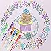 CLEARANCE SALE!Caliart 200 Gel Pens Coloring Set - 100 Gel Colored Pen plus 100 Refills for Adults Coloring Books, Drawing, Writing