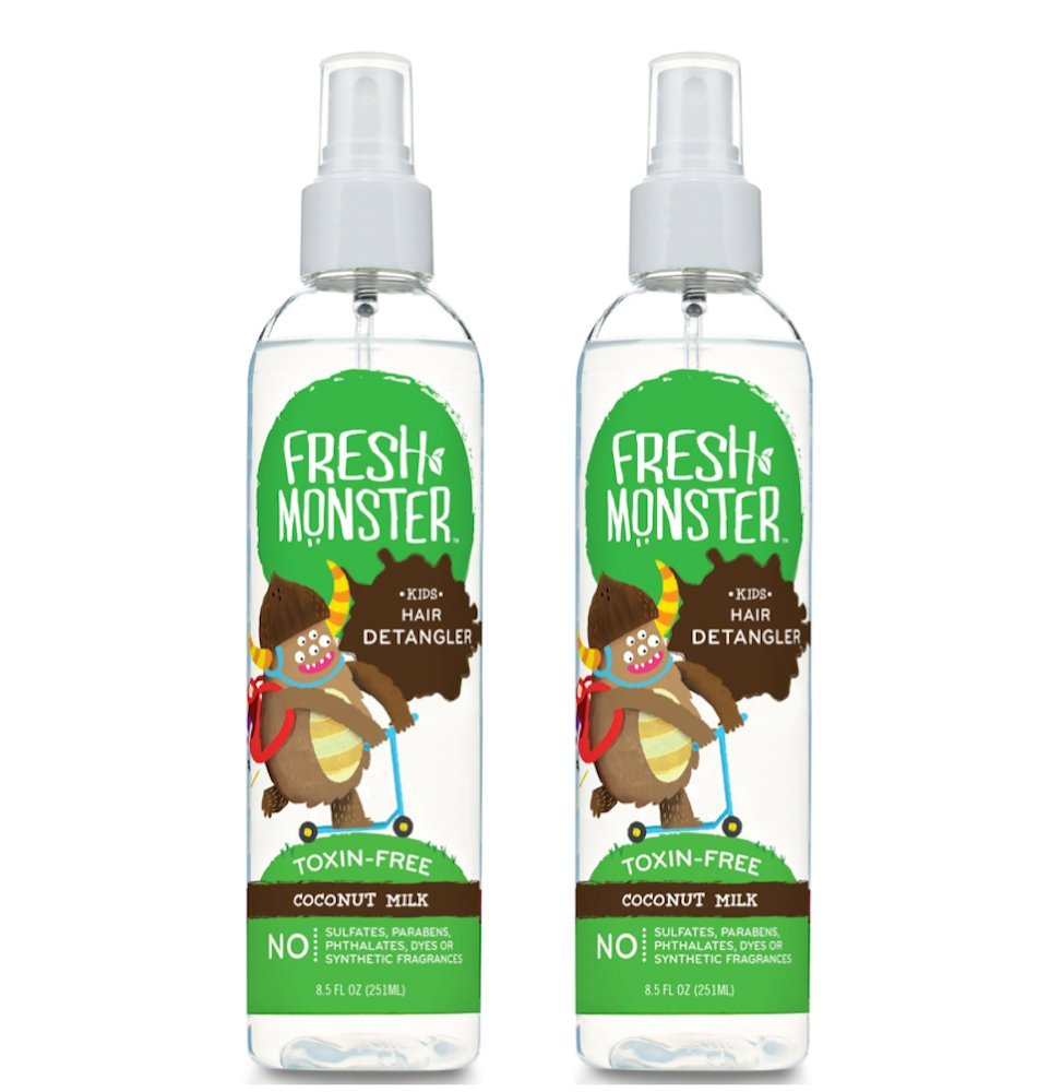 Buy Fresh Monster Kids Detangler Spray Coconut 2 Count 8 Ounce