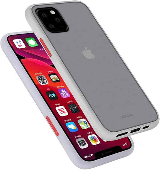 Amazon Com Goospery Protective Slim Bumper For Apple Iphone 11 Pro Case 5 8 Inches Protective Slim Bumper Case White Ip11p Pea Wht