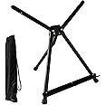 SoHo Urban Artist Black Aluminum Tabletop Easel Stand, Portable Easel for Display, Painting Canvas and More, Set of 1