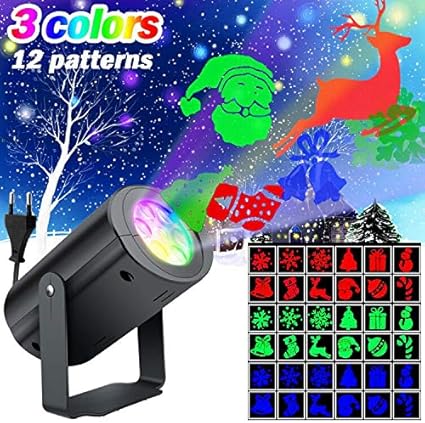 Proiettore Luci Natale Amazon.Suntop Proiettore Luci Led Natale Proiettore Natale Luci Natalizie Led Rotazione Di Proiettore Illuminazione Led Luce Per Natale Matrimonio Halloween Compleanno Festa Giardino Amazon It Strumenti Musicali E Dj