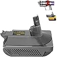 MAKBOS V10 Battery Adapter for Dewalt for Dyson V10 Replacement 25.2V Original Battery,for Dyson V10 Animal Absolute Motorhead Fluffy Total Clean SV12 Cordless Stick Vacuum Cleaner (only Adapter)
