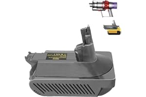MAKBOS V10 Battery Adapter for Dewalt for Dyson V10 Replacement 25.2V Original Battery,for Dyson V10 Animal Absolute Motorhead Fluffy Total Clean SV12 Cordless Stick Vacuum Cleaner (only Adapter)