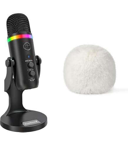 Amazon.com: ZealSound USB Microphone k66pro and Furry Windscreen