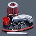 PERFORMANCE AIR INTAKE KIT + FILTER FOR 2011-2015 HYUNDAI ACCENT 2011-2013 HYUNDAI VELOSTER 2012-2015 KIA RIO 1.6 1.6L L4 ENGINE (RED)