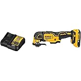 DEWALT DCS354D1R 20V MAX ATOMIC Brushless Lithium-Ion Cordless Oscillating Multi-Tool Kit (2 Ah) (Renewed)