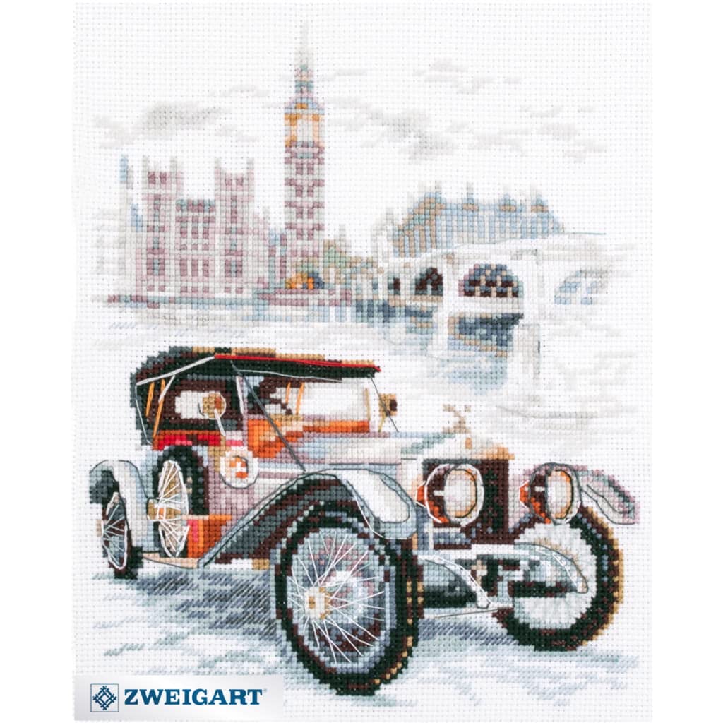 Magic needle 110-025 ZW Retro Great Britain Counted Cross Stitch Kit Cotton Multi-Colour 20x16cm