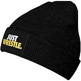 CHAKRATA Just Wrestle,Cuffed Beanie for Men Women Knit Skull Cap Warm Stocking Hats