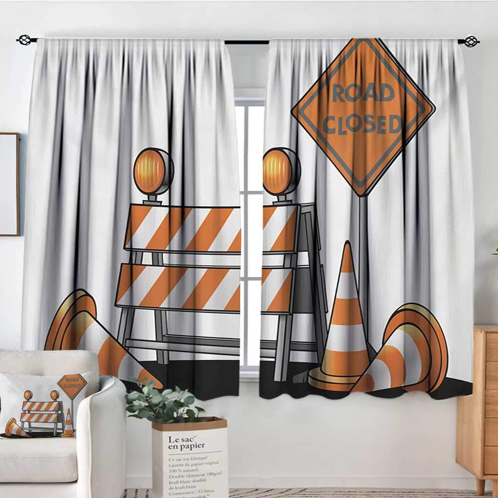 Amazon Com Mozenou Urban Waterproof Window Curtain Road Closed