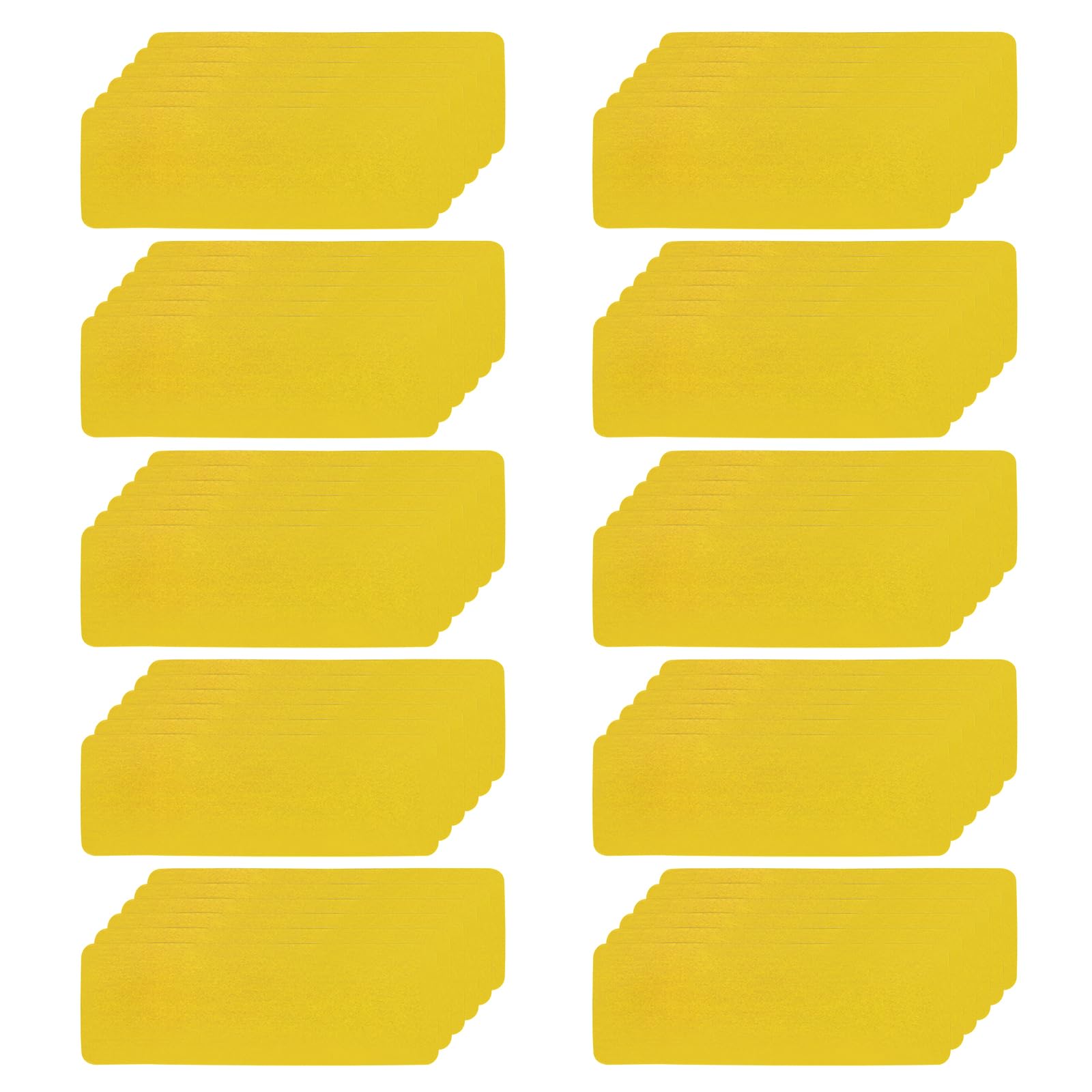 PATIKIL Magnetic Name Tag 3.15x1.18Inch, 60 Pcs Dry Erase Magnet Labels Waterproof Reusable Strips for Classroom Office Refrigerator Home whiteboard, Yellow