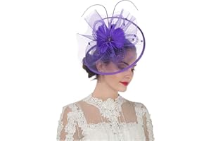 Lucky Leaf Women Girl Fascinators Hair Clip Hairpin Hat Feather Cocktail Wedding Tea Party Hat