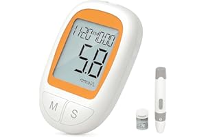 Yivifenli Blood Glucose Monitor 50pcs Strips Lancing Device