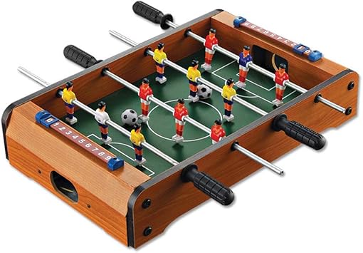Amazon 子供ミニテーブルトップサッカー 子供木製屋内サッカー 家族の楽しいゲーム屋外のおもちゃサッカーセットクリスマス誕生日プレゼント34 5 X 21 5 X 8 Cm Leefish スポーツ アウトドア